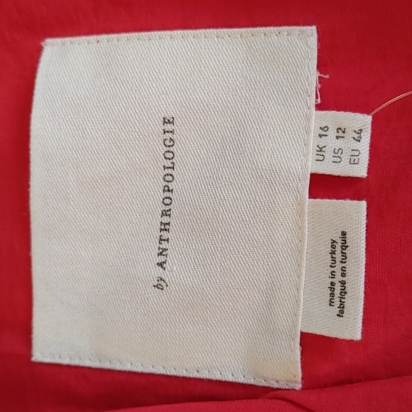 NWT Anthropologie Red Tulip Back Blazer - Picture 9 of 11